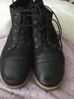 Diba Black Lace-Up Women's Ankle Boots Eli